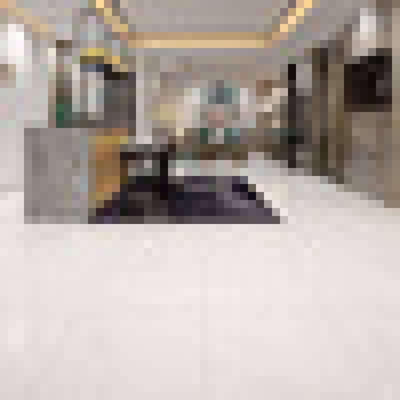 Gạch men bóng lát sàn cao cấp 800x800mm màu trắng 