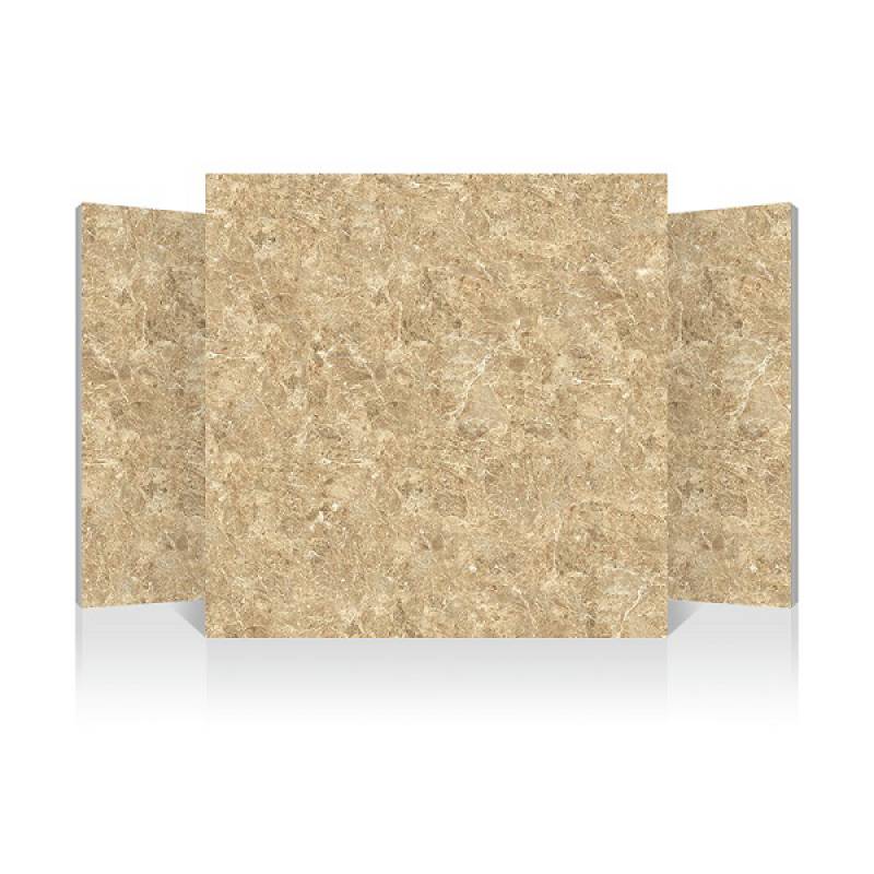 Gạch men bóng lát sàn hiện đại 600x600mm B6065 màu vàng