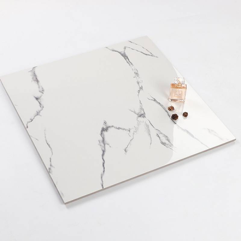 Gạch men lát sàn cao cấp 600x600mm 6110-3 màu trắng