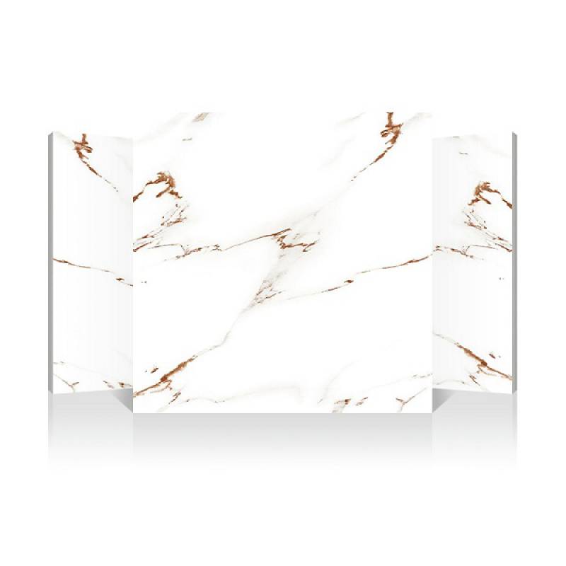 Gạch men lát sàn 600x600mm B6304 màu trắng vân đá cẩm thạch 