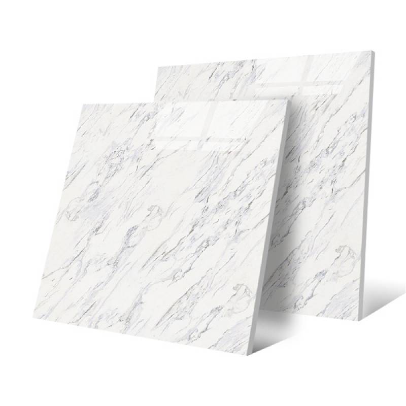 Gạch men lát sàn 600x600mm B6054 màu trắng vân đá cẩm thạch 