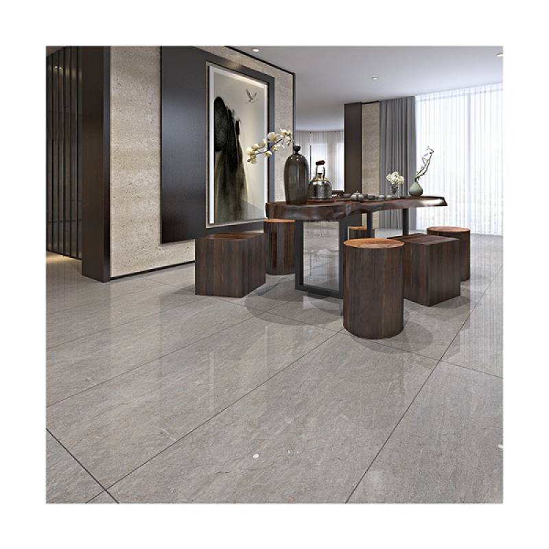 Gạch men lát sàn 600x1200mm 612YD054-1 màu ghi nhạt