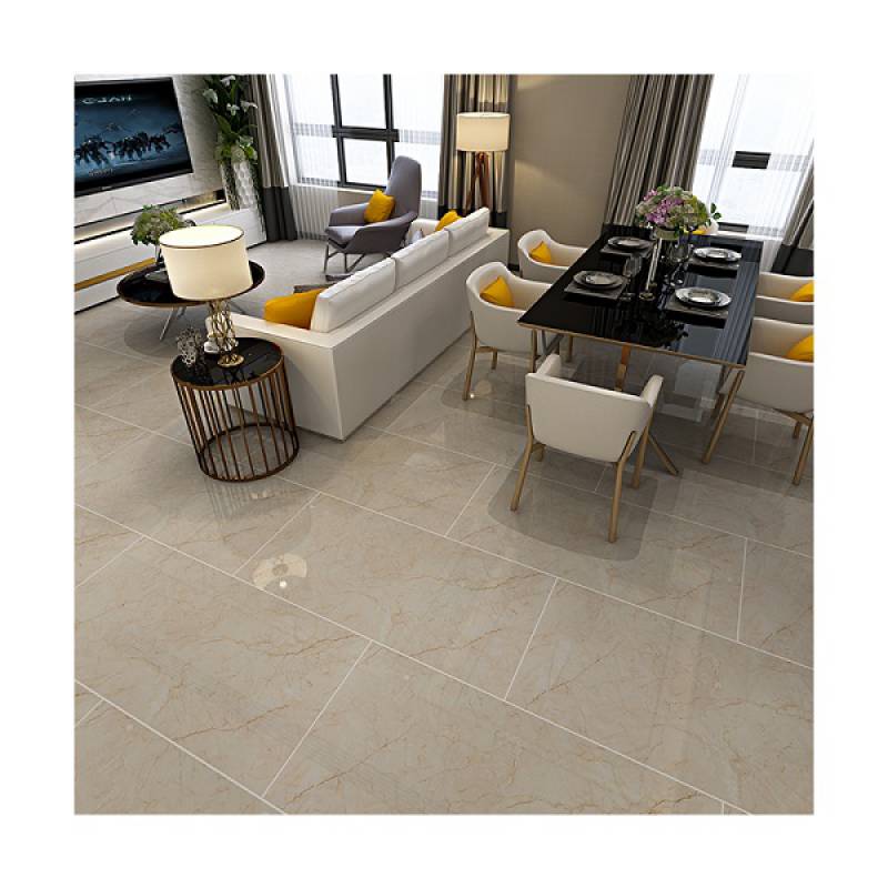 Gạch men bóng lát sàn cao cấp 600x1200mm 612YD042-6 màu vàng