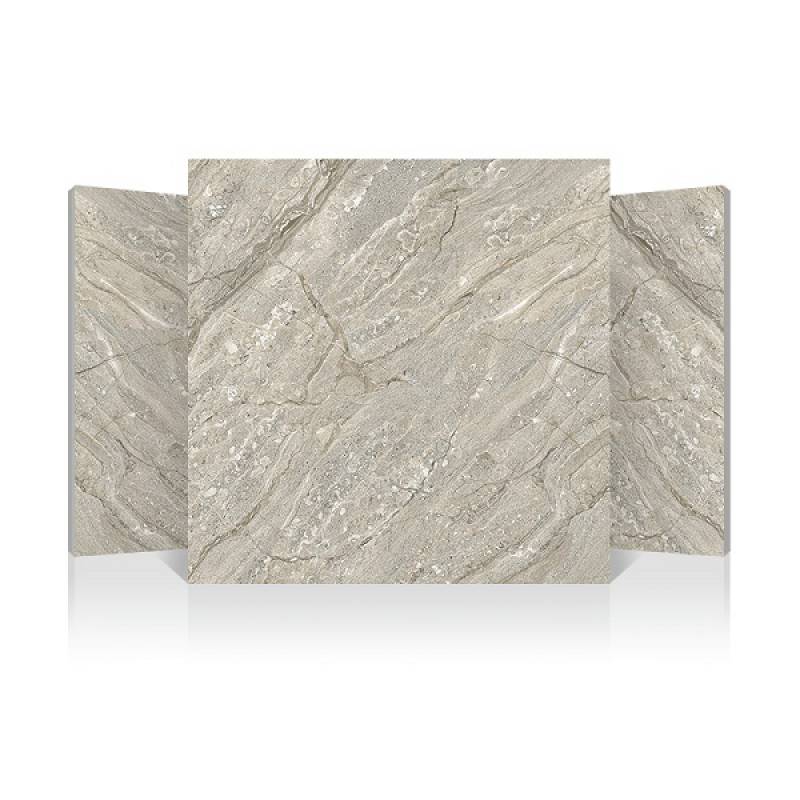 Gạch men bóng lát sàn hiện đại 600x600mm B6108-1 màu xám