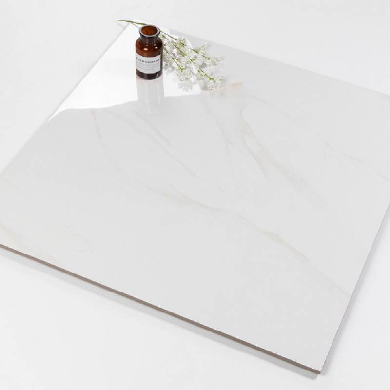 Gạch men bóng lát sàn cao cấp 800x800mm  001B-8241 màu trắng 