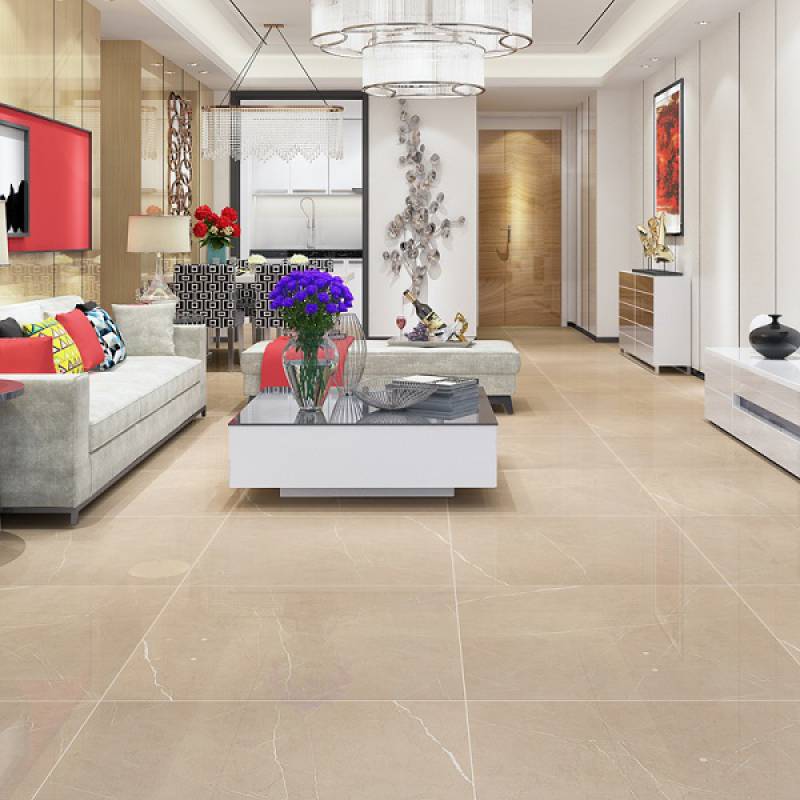 Gạch men bóng lát sàn cao cấp 800x800mm 8291 màu nâu 