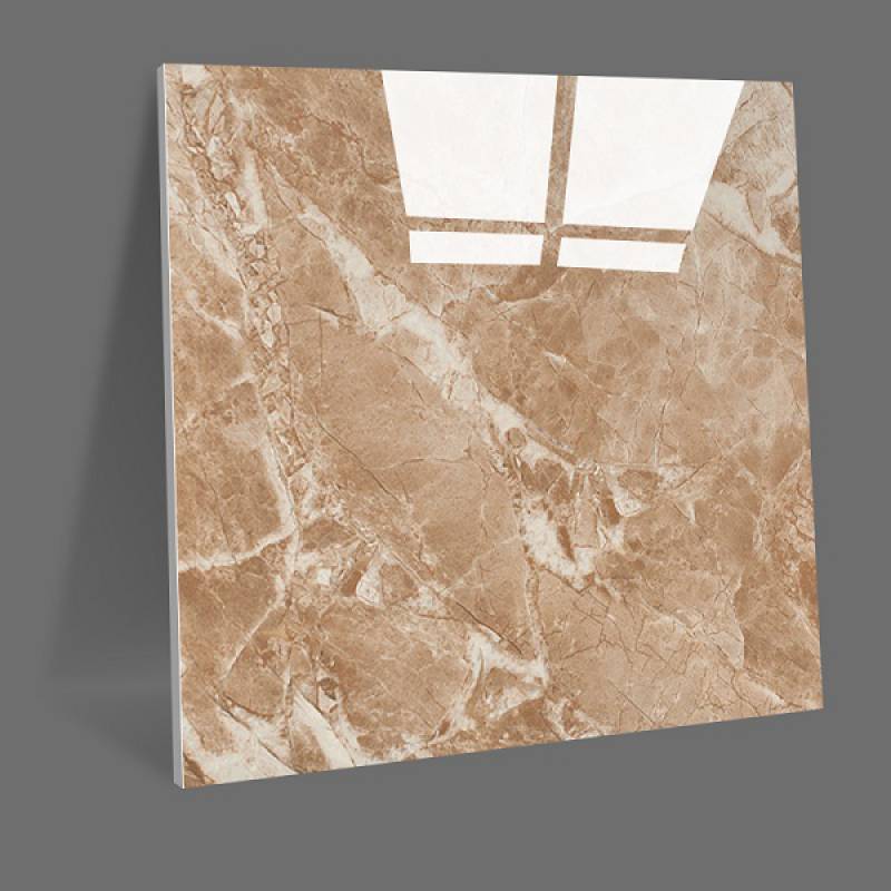 Gạch men bóng lát sàn cao cấp 800x800mm 001C-8943 màu cam