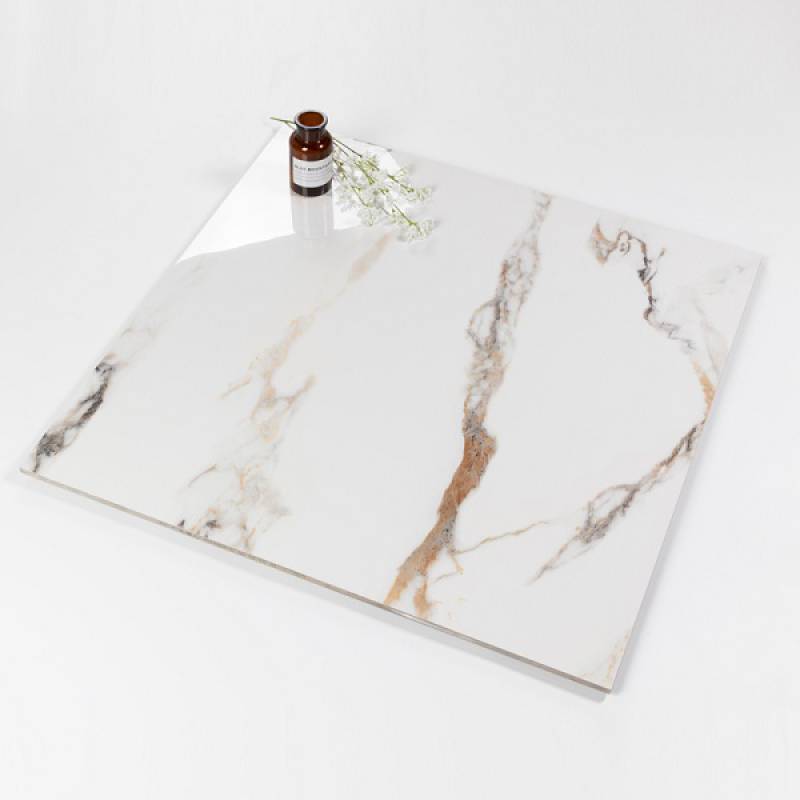 Gạch men lát sàn hiện đại 800x800mm 8970 màu trắng