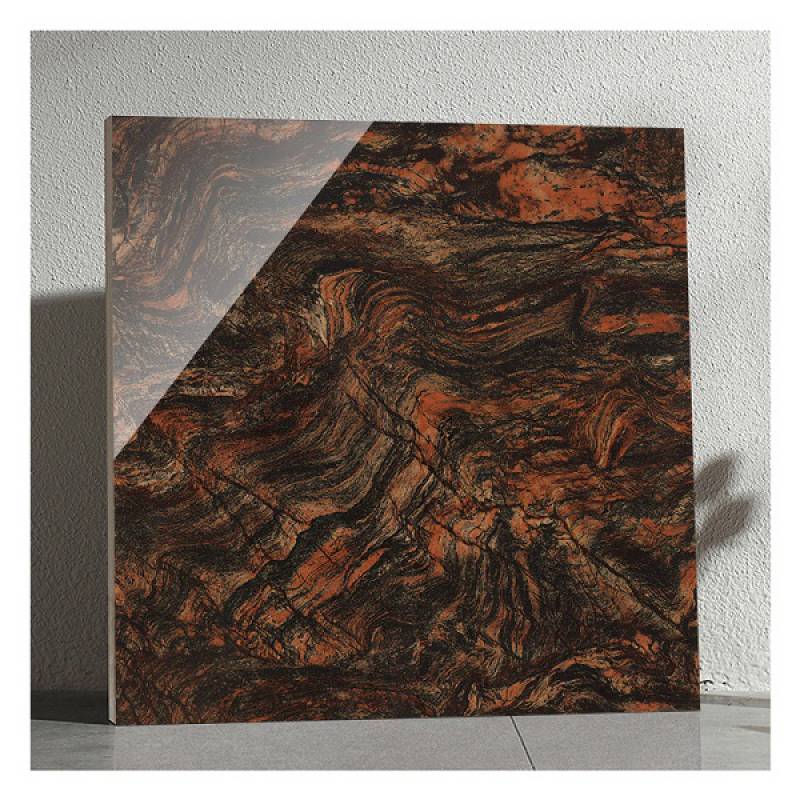 Gạch men vân đá lát sàn 600x600mm LF6808-6 màu đen