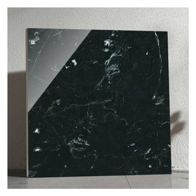 Gạch men bóng lát sàn 800x800mm LF88158-6 màu đen