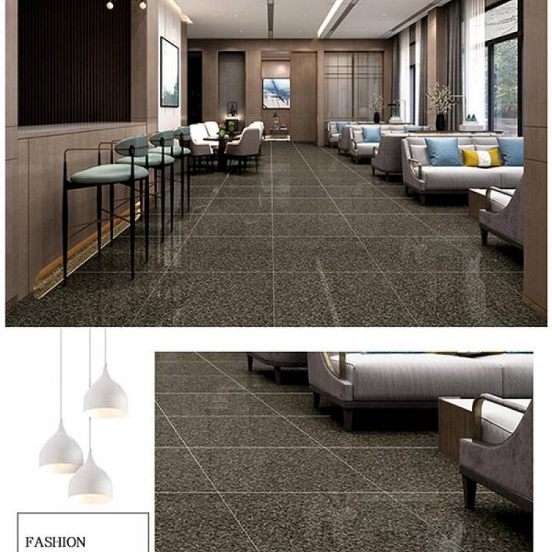 Gạch men bóng lát sàn 800x800mm LF8821-6 màu nâu