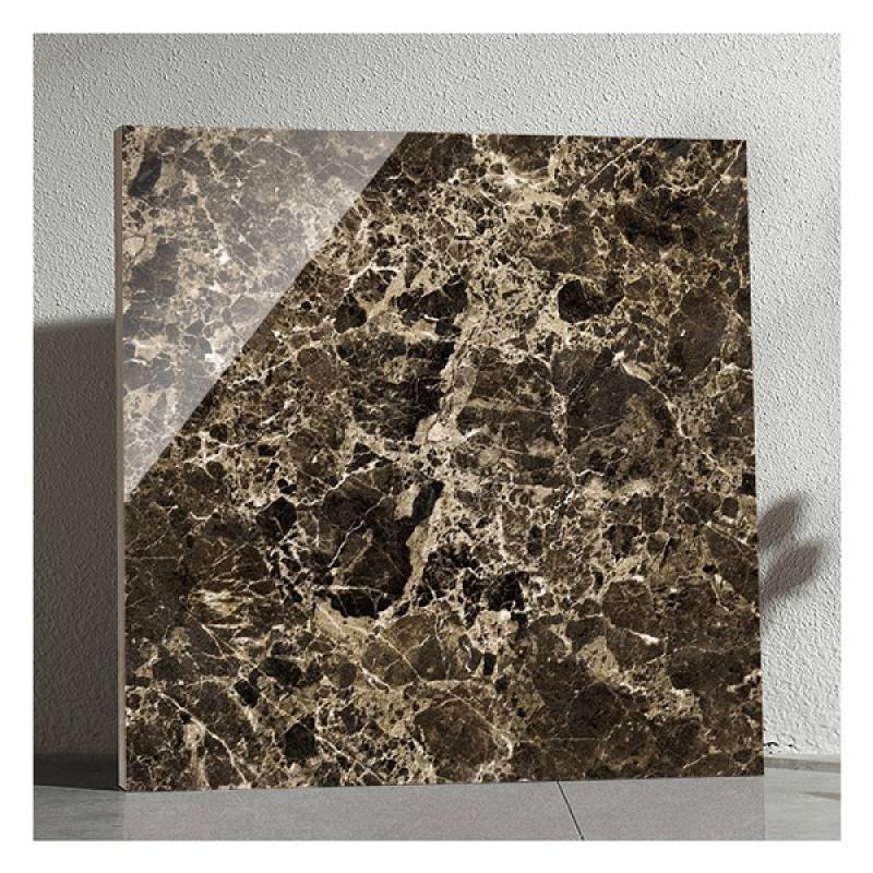 Gạch men bóng lát sàn 600x600mm LF6703-6 màu nâu 