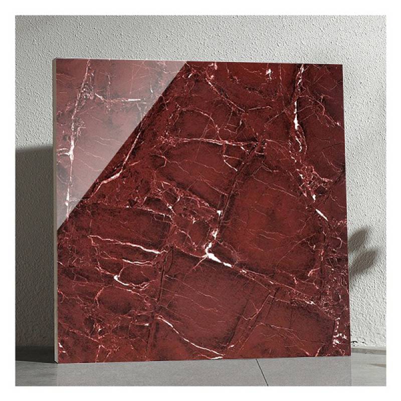 Gạch men bóng lát sàn 600x600mm LF6707-6 màu đỏ 