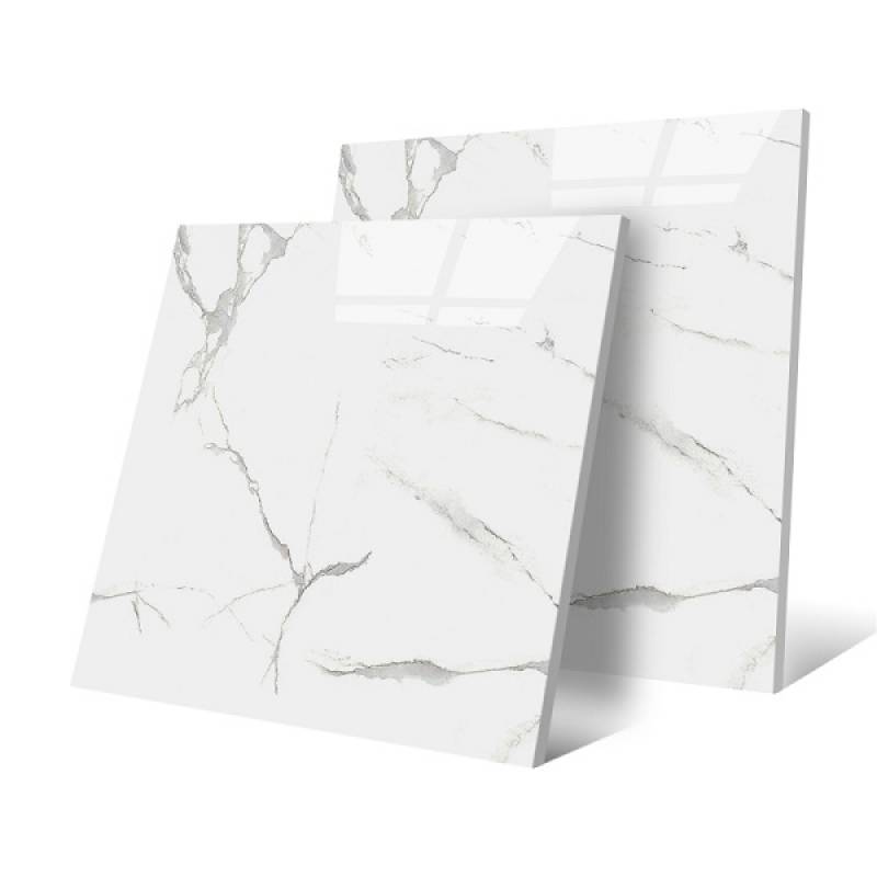 Gạch men lát sàn 600x600mm B6252-1 màu trắng cẩm thạch