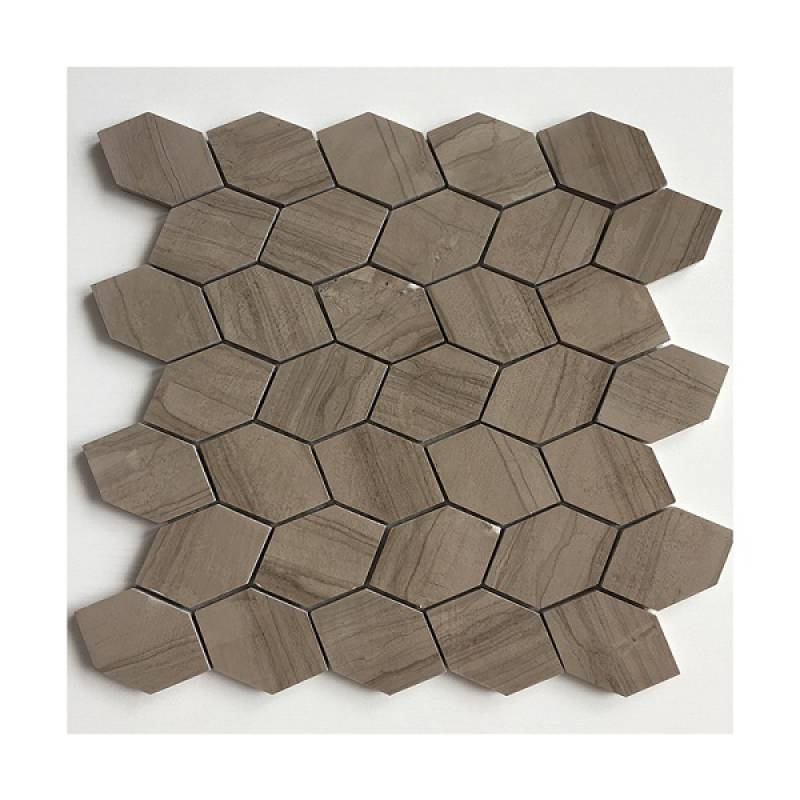 Gạch mosaic đá hình lá 275x275mm 18NS110 