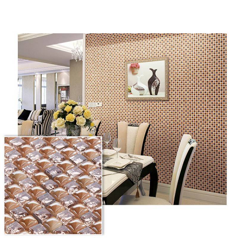 Gạch mosaic gốm mix thủy tinh trang trí 300x300mm WA0137