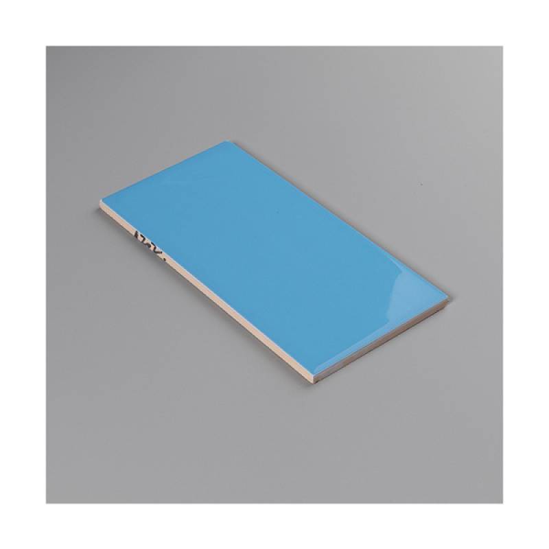 Gạch thẻ trang trí phòng tắm và nhà bếp 100x200mm màu xanh da trời 