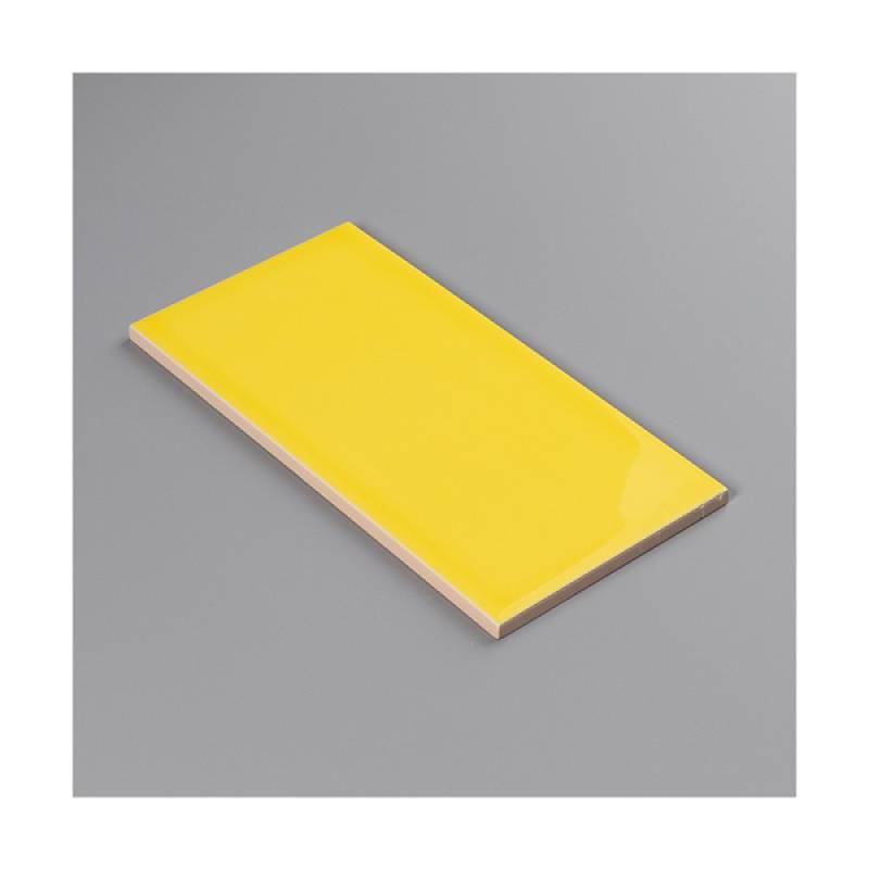 Gạch thẻ trang trí phòng tắm và nhà bếp 100x200mm 1206 màu vàng