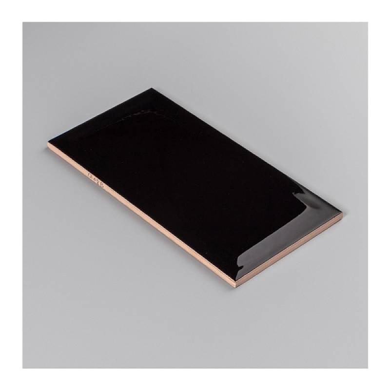 Gạch thẻ trang trí phòng tắm và nhà bếp 100x200mm 1208B màu đen