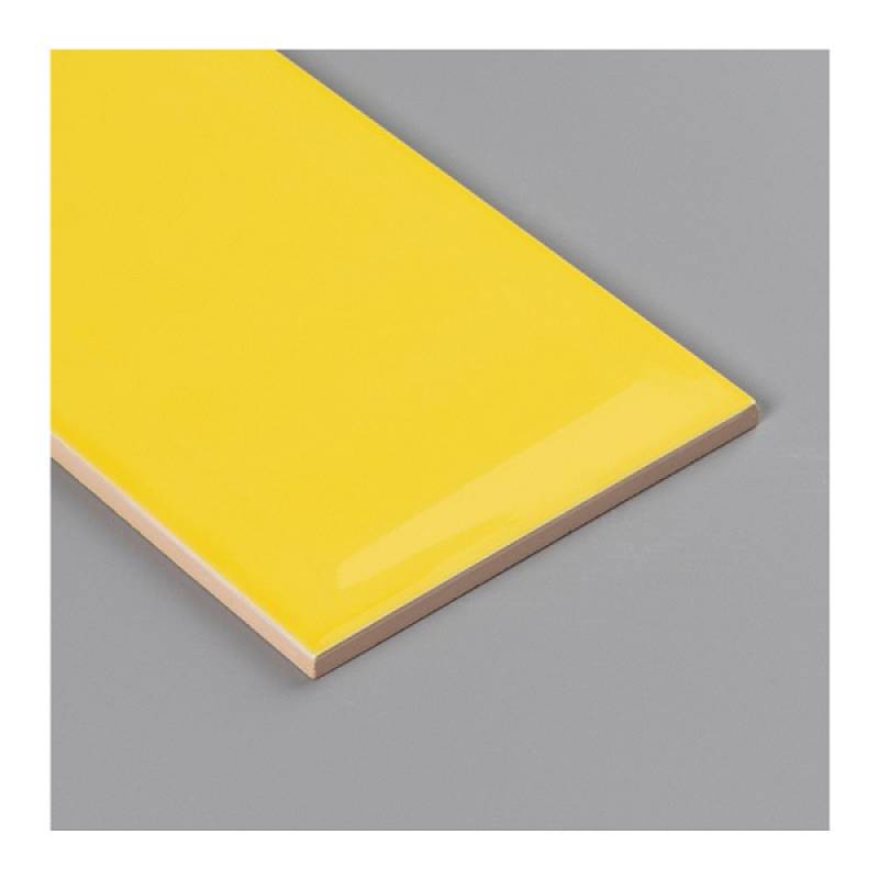 Gạch thẻ trang trí phòng tắm và nhà bếp 100x200mm 1206B màu vàng 