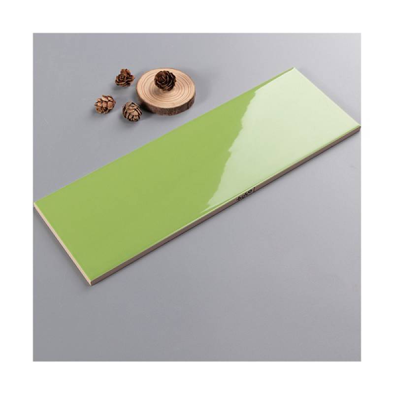 Gạch thẻ trang trí phòng tắm và nhà bếp 100x300mm 10304 màu xanh 