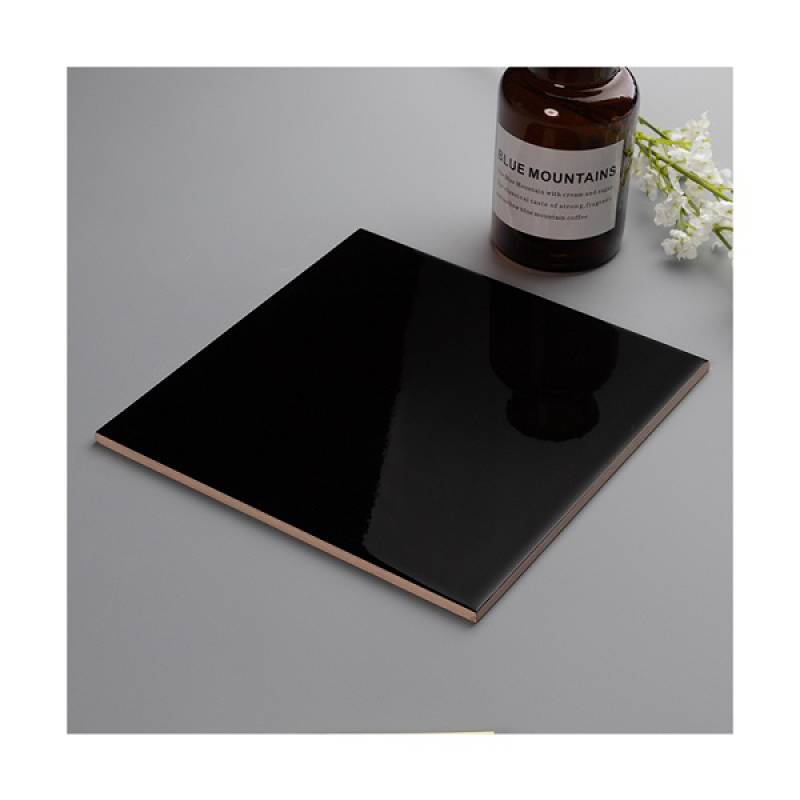 Gạch thẻ trang trí phòng tắm và nhà bếp 200x200mm 2203 màu đen 