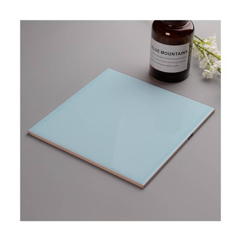 Gạch thẻ trang trí phòng tắm và nhà bếp 200x200mm 2206 màu xanh