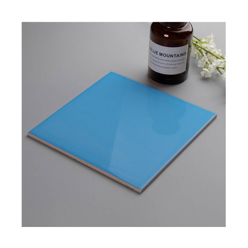 Gạch thẻ trang trí phòng tắm và nhà bếp 200x200mm 2251 màu xanh dương