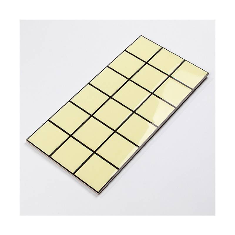 Gạch thẻ ốp tường trang trí hình chữ nhật 300x600mm 9081X7 màu vàng 