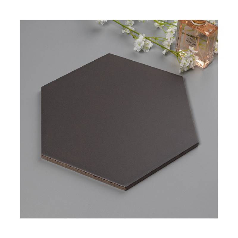 Gạch thẻ trang trí hình lục giác 115*200*230mm A009 màu nâu
