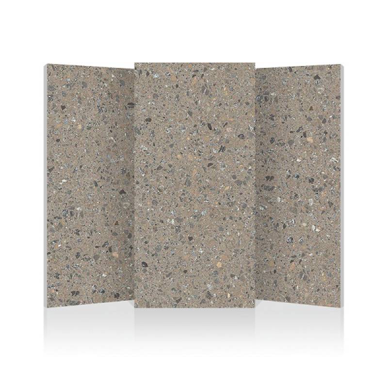 Gạch lát nền hạt Terrazzo 600x1200mm 612F034 màu nâu