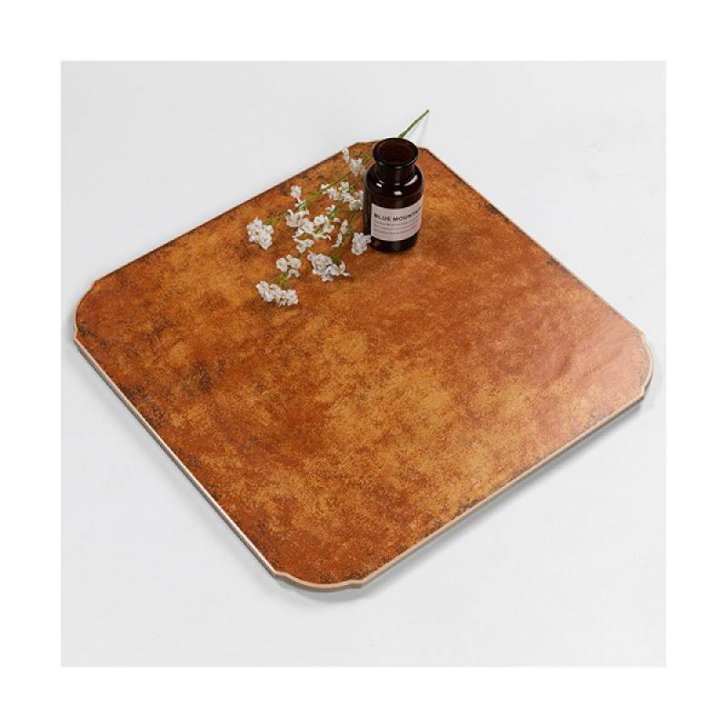 Gạch lát nền bo góc 500x500mm FA5505 màu nâu 