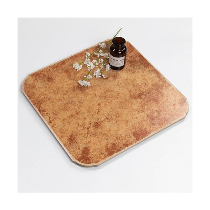 Gạch lát nền bo góc 500x500mm FA5308 màu nâu