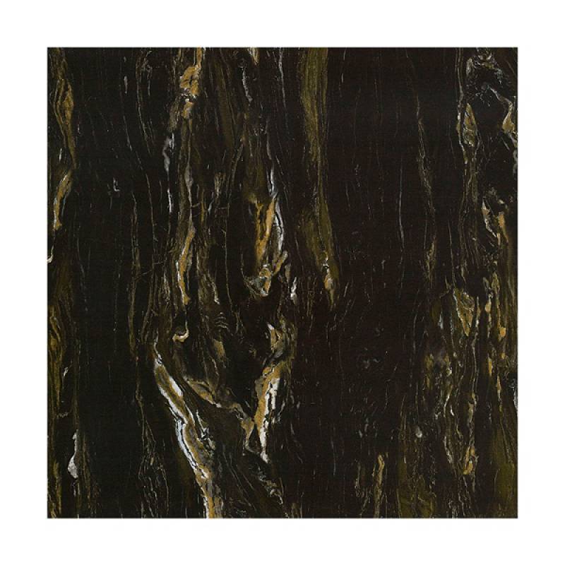 Gạch men bóng lát sàn cao cấp 600x600mm LF6807 màu đen