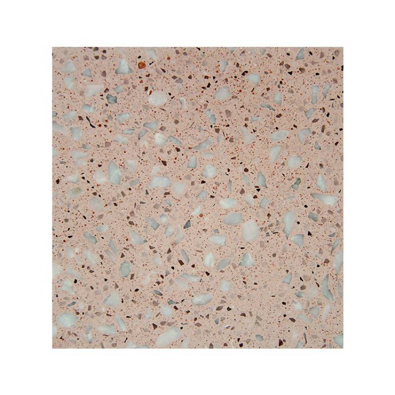 Gạch ốp lát Terrazzo nhập khẩu kt 600*600mm màu hồng JC11