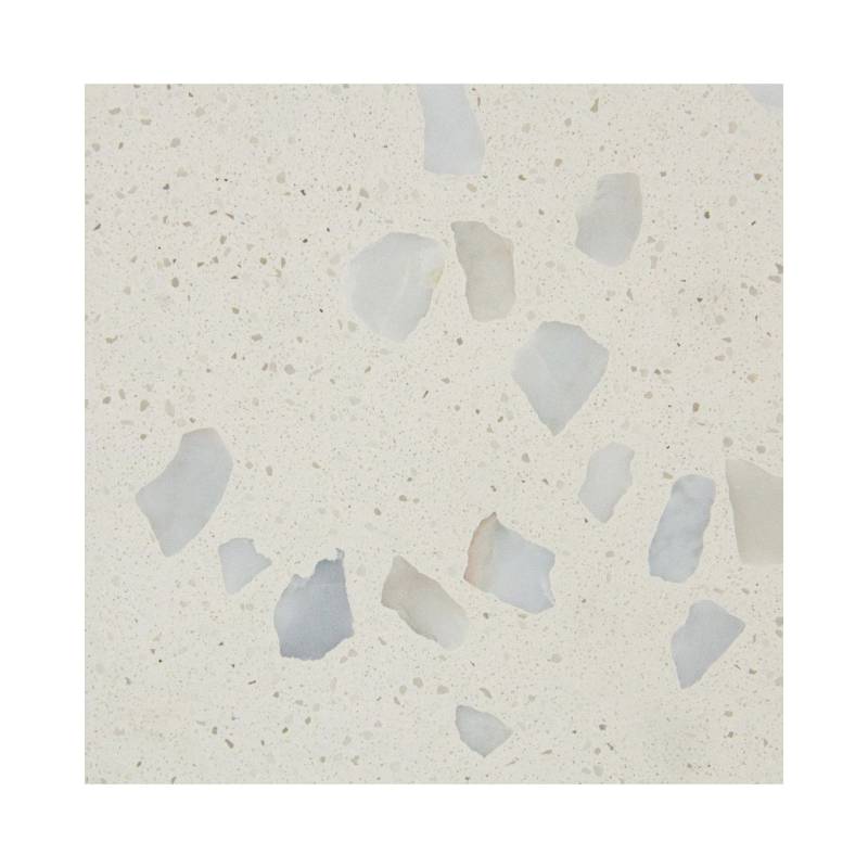 Gạch ốp lát Terrazzo nhập khẩu kt 600*600mm màu trắng JX1414