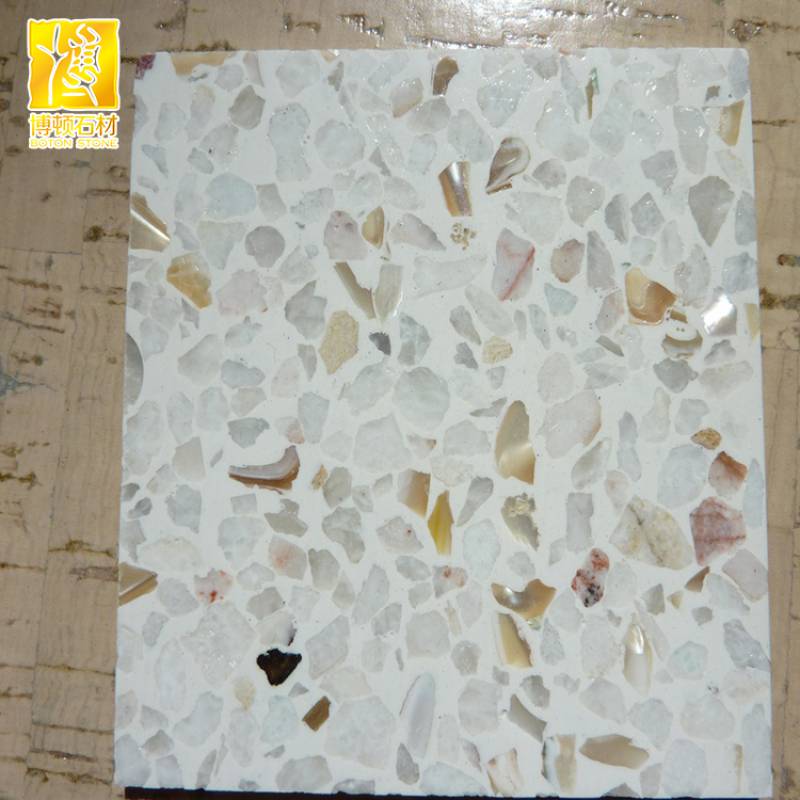 Gạch ốp lát Terrazzo nhập khẩu kt 600*600mm màu trắng BTT135