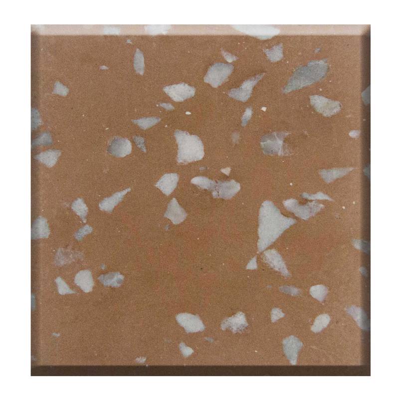 Gạch ốp lát Terrazzo nhập khẩu kt 600*600mm màu nâu YX-9