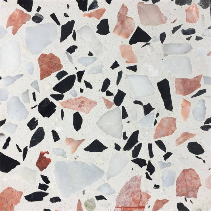 Gạch ốp lát Terrazzo nhập khẩu kt 600*600mm màu sắc hỗn hợp