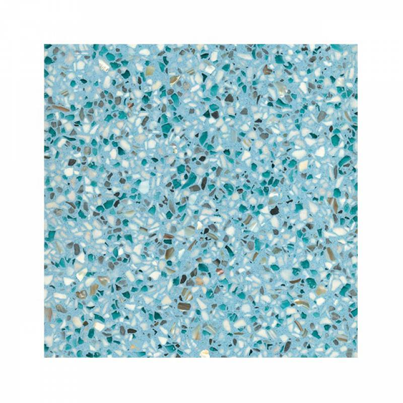 Gạch ốp lát Terrazzo nhập khẩu kt 600*600mm màu xanh ACC011