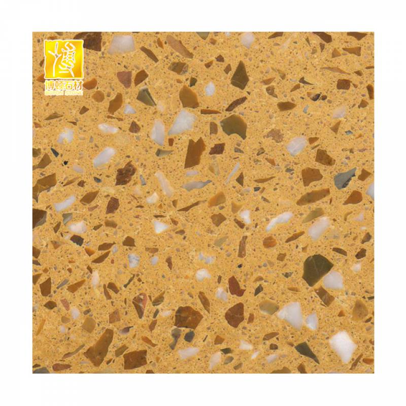 Gạch ốp lát Terrazzo nhập khẩu kt 600*600mm màu vàng BTTT002