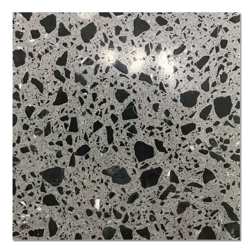 Gạch ốp lát Terrazzo nhập khẩu kt 600*600mm màu xám