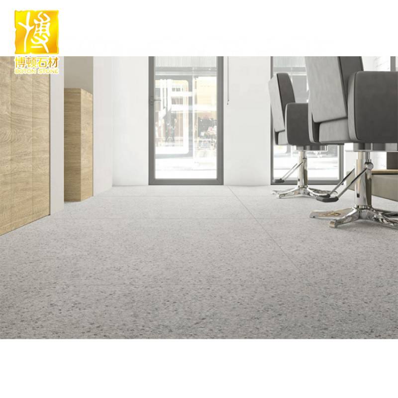 Gạch ốp lát Terrazzo nhập khẩu kt 600*600mm màu trắng BTT108