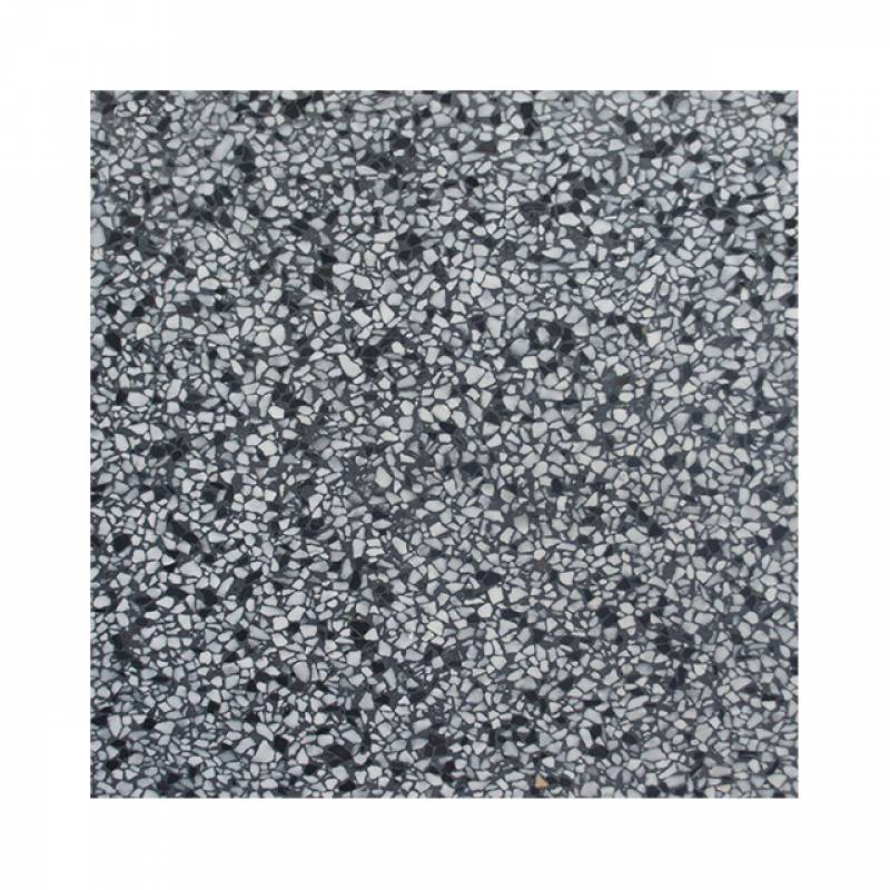 Gạch ốp lát Terrazzo nhập khẩu kt 600*600mm màu trắng đen BTT046