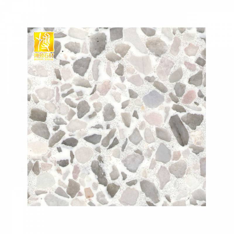 Gạch ốp lát Terrazzo nhập khẩu kt 600*600mm màu xám ACC020