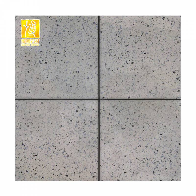 Gạch ốp lát Terrazzo nhập khẩu kt 600*600mm màu xám BTT061