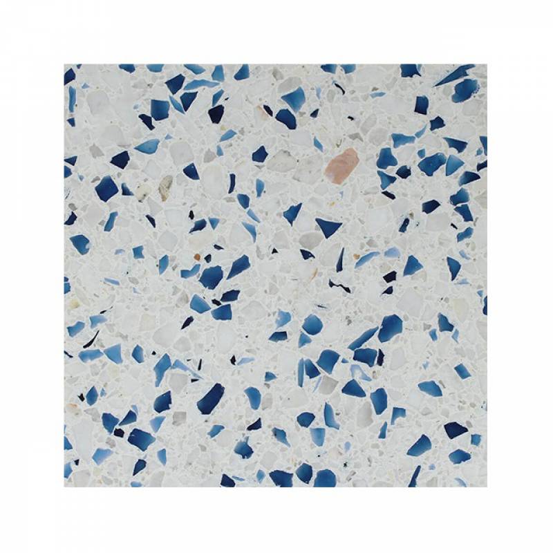 Gạch ốp lát Terrazzo nhập khẩu kt 600*600mm màu trắng xanh ACC030