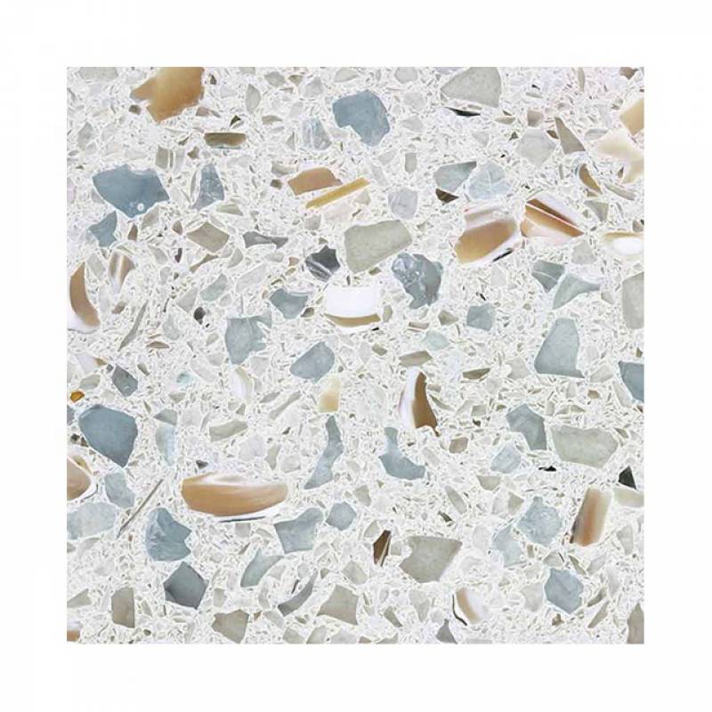 Gạch ốp lát Terrazzo nhập khẩu kt 600*600mm màu trắng BTT125
