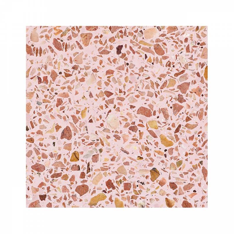 Gạch ốp lát Terrazzo nhập khẩu kt 600*600mm màu hồng BTTT144