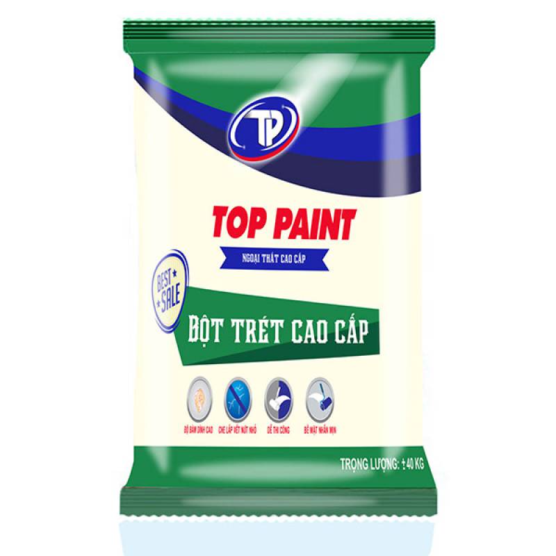 Bột trét cao cấp TOPPAINT NGOẠI THẤT 40 kg